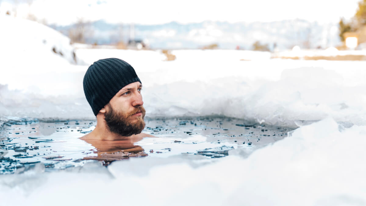 Ice swim